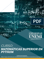 Matemáticas Superior en Python