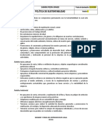 1.3. Política de Sustentabilidad (Formato)