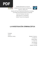 Investigación Criminalística