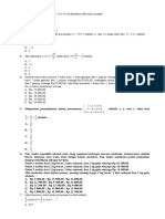 Soal Us Matematika Wajib 2021 Revisi