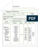 Planeación Didáctica de Diseño Curricular