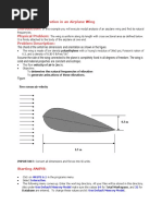 Airplane Wing Analysis