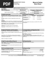 Material Safety Data Sheet: Armor All Products Company