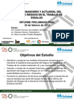 PPPT RESENTACIÓN IF - ESSALUD SCTR Actuarial