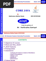 Core JAVA Course - PRESENTATION