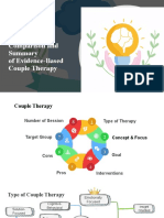 Comparison and Summary of Evidence-Based Couple Therapy