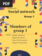 Social Network: Group 1