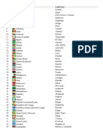 Capitales de Africa para Practicar