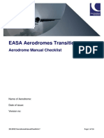 Aerodrome Manual Checklist