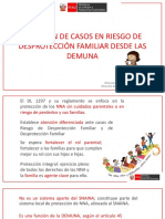 La Atención de Casos de Riesgo de Desprotección Familiar Flujograma Del Procedimiento y Plazos