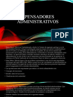 5 Pensadores Administrativos