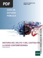 Guía de Estudio Pública: Historia Del Delito Y Del Castigo en La Edad Contemporánea