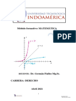 MÓDULO DE MATEMÁTICA DR. GERMÀN FIALLOS MG - Sc. UTI ABRIL 2021