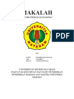 Makalah Psikologi Sastra