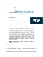 Disputar La Autonomia Cronica Etnopoliti