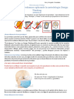 "Prototipamos" y Evaluamos Aplicando La Metodología Design Thinking