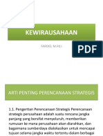 Perencanaan Strategis Dalam Kewirausahaan