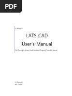 Lats Cad User's Manual: LG Electronics