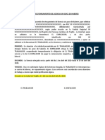 Acuerdo de Otorgamiento de Licencia Sin Goce de Haberes