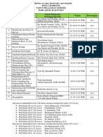 Rundown Acara Muwada'ah Online 2021 FINAL