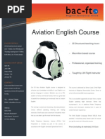 Aviation English Course