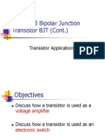 Chapter 3 Bipolar Junction Transistor BJT (Cont.)