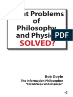 Great Problems in Philosophy and Physics