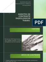 Agentes de Contraste Radiologico