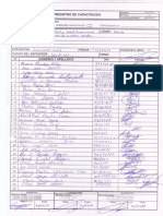 I. Registro de Capacitación de Manejo y Disposición de Residuos Sólidos