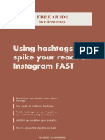 Free Guide: Using Hashtags To Spike Your Reach On Instagram FAST