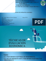 Técnicas de Evaluación Económica