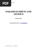 Paradigm Shifts and Aeonics: by Pete Carroll