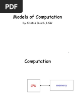 Models of Computation: by Costas Busch, LSU