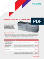 Siemens S7-1200 PLC'S - Replacing The S7-200: Why Make The Switch?