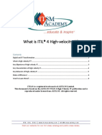 What Is ITIL® 4 High-Velocity IT?