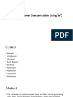 Reactive Power Compensation Using SVC