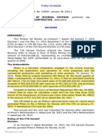 Petitioner Respondent: Commissioner of Internal Revenue, Philex Mining Corporation