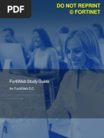 FortiWeb 6.0 Study Guide-Online