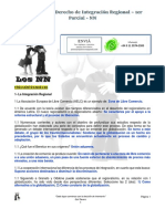 Preguntero Derecho de Integración Regional - 1er Parcial - NN