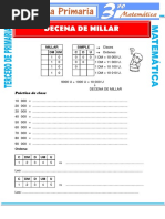 Decena de Millar para Tercero de Primaria