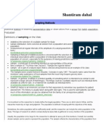 Sampling Methods