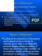 Modulo 6 A - Manejo e Infracciones