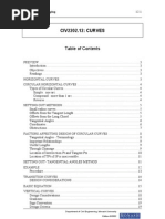 Unit CIV2202: Surveying Topic 12: Curves