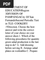 Second Periodic Test in TLE