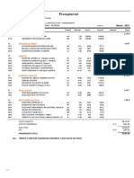 Presupuesto Vivienda Rural