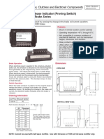 Stearns Electronic Brake Release Indicator (Proving Switch) ArmatureActuated Brake Series Product Sheet