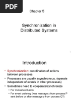 Synchronization in Distributed Systems