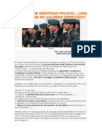 Control de Identidad Policial