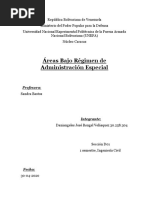 UNIDAD 3.2. Educación Ambiental. AREAS BAJO REGIMEN VENEZUELA