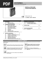 Gfxtermo4: Installation and Operation Manual